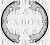 BORG & BECK BBS6389 Brake Shoe Set